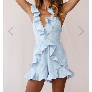 Light blue romper!